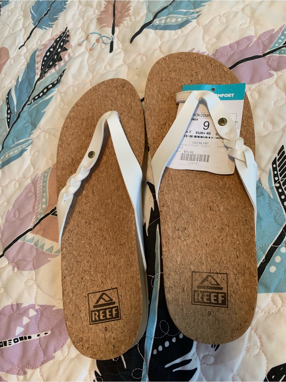 Reef Women's Cushion Court Twist Flip Flops